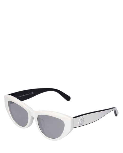 Moncler Metallic Modd Cat-Eye Acetate Sunglasses