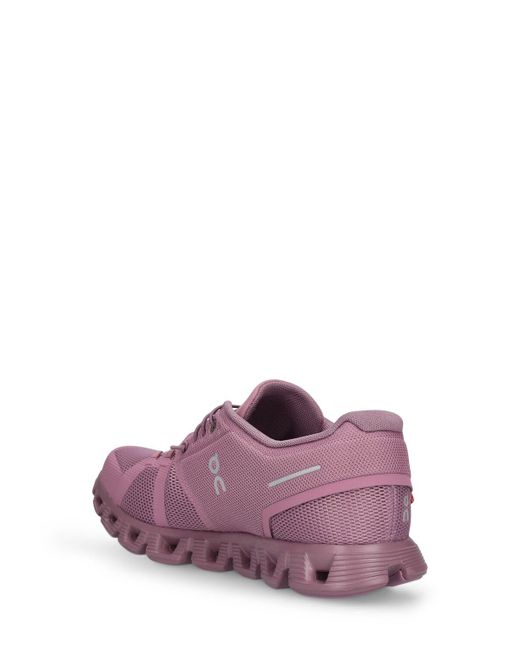 On Shoes Purple Sneakers "cloud 5"