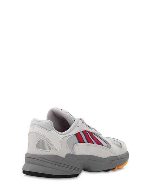 Adidas Originals ゴム Yung 1 レザー メッシュスニーカー カラー グレー メンズ Lyst Adidas Originals ゴム Yung 1 レザー メッシュスニーカー カラー グレー メンズ Lyst