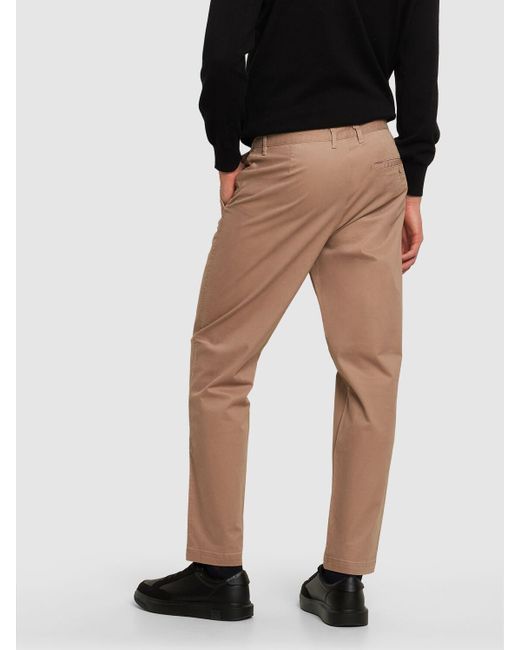 Armani Exchange Natural Cotton Stretch Chino Pants for men