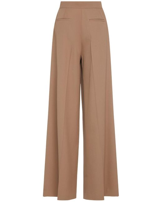 Max Mara Brown Hose Aus Gabardine "ninfa"