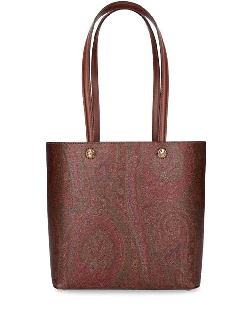 Fsac cabas moyen en coton shopping essential Etro en coloris Brown