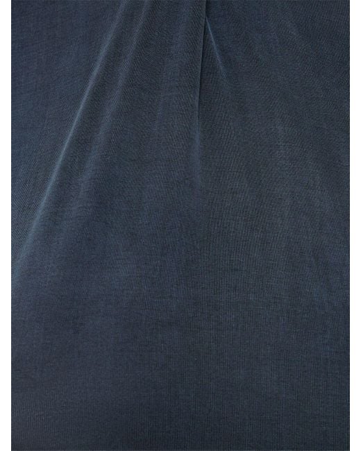 Robe longue en jersey de viscose marcele TOVE en coloris Blue
