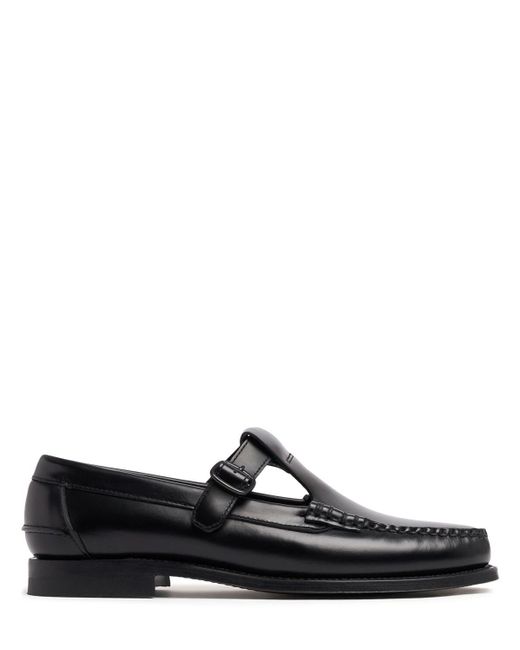 Hereu Black 20mm Alber Patent Leather Loafers