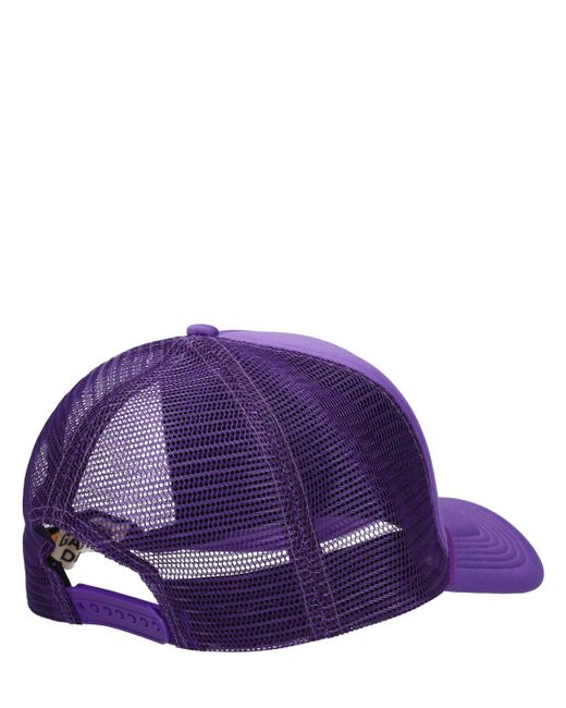 GALLERY DEPT. Purple French Logo Trucker Hat for men