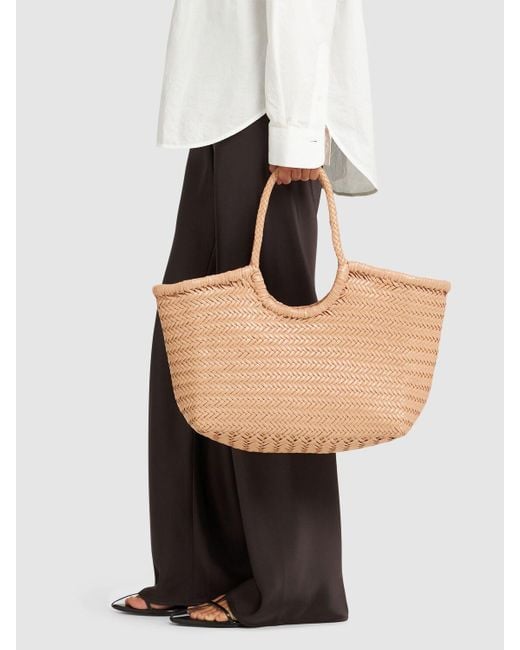 Mujer Bolso Grande Nantucket De Piel Trenzada Unique Dragon Diffusion de color Natural