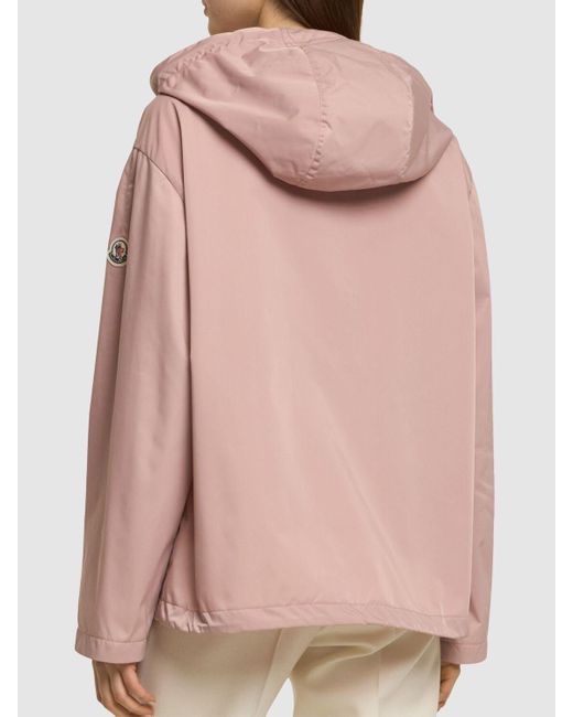 Moncler Cassiopea フーデッドテックジャケット Pink