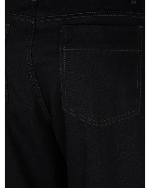 Lemaire Blue High Waist Curved Jeans