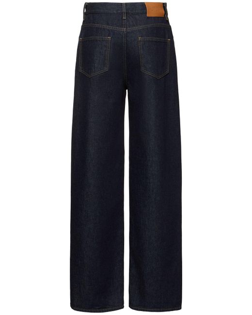 Loulou de Saison Samur コットンデニムジーンズ Blue