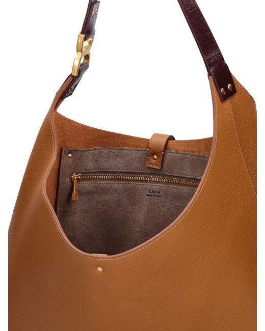 Chloé Brown Marcie Leather Tote Bag
