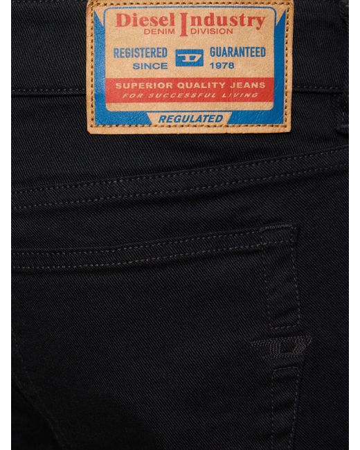 Jeans skinny de denim DIESEL de hombre de color Black