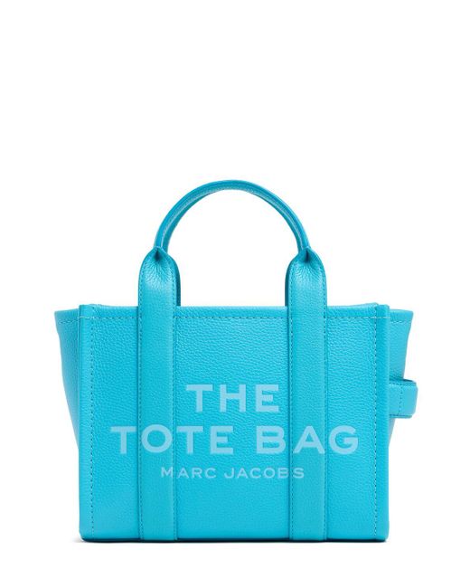 Marc Jacobs Blue The Small Tote Leather Bag