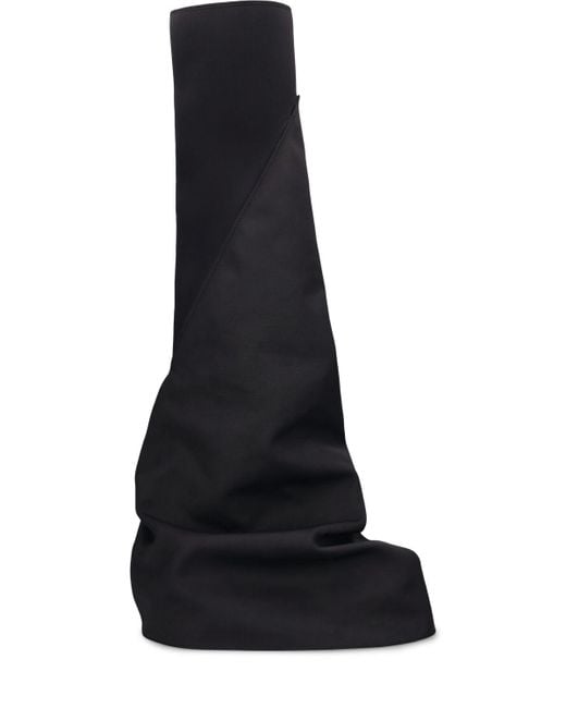 Stivali fetish in tela di Rick Owens in Black