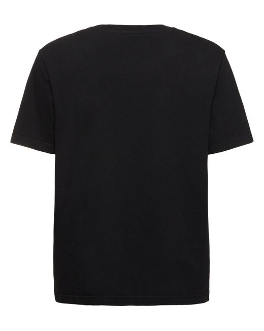 Maison Kitsuné Black Speedy Fox Patch Comfort T-shirt for men