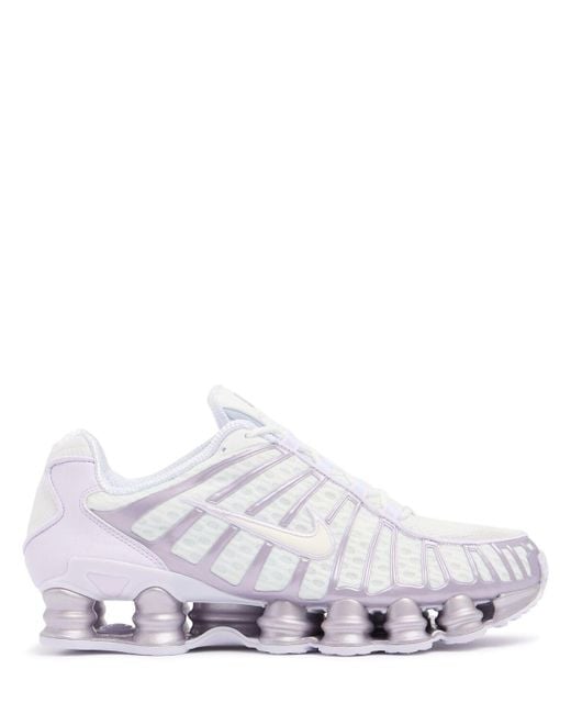 Nike White Donna Shox Tl Sneakers