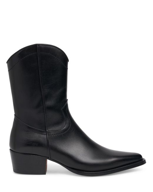 DSquared² Black Leather Tex Boots for men