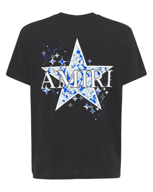 Amiri T-shirt Aus Baumwolljersey in Black für Herren