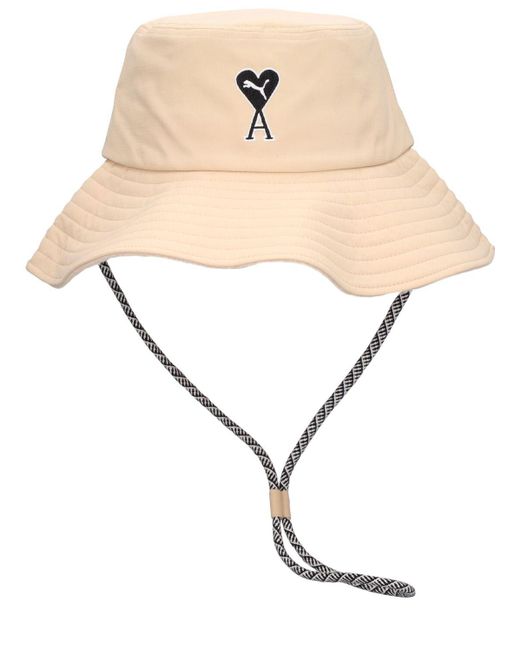 PUMA White Ami Bucket Hat