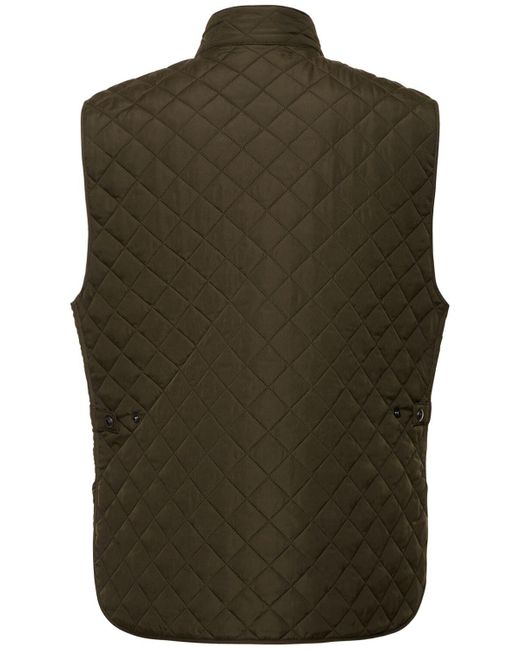 Belstaff Green Icon Lightweight Quilted Nylon Vest for men