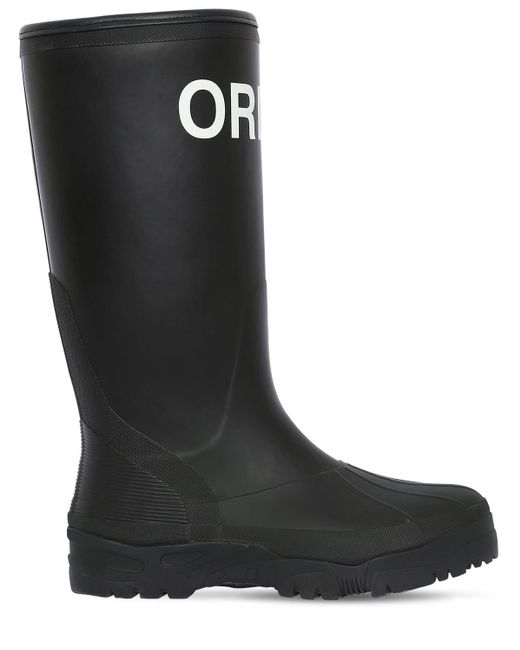 Undercover Printed Rubber Rain Boots In Black For Men - Lyst-6123