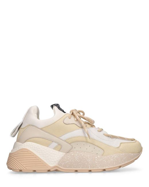 Stella McCartney Natural 45mm Eclypse Faux Leather Sneakers