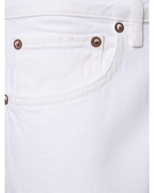 Agolde White Gerade Geschnittene Jeans "fran"