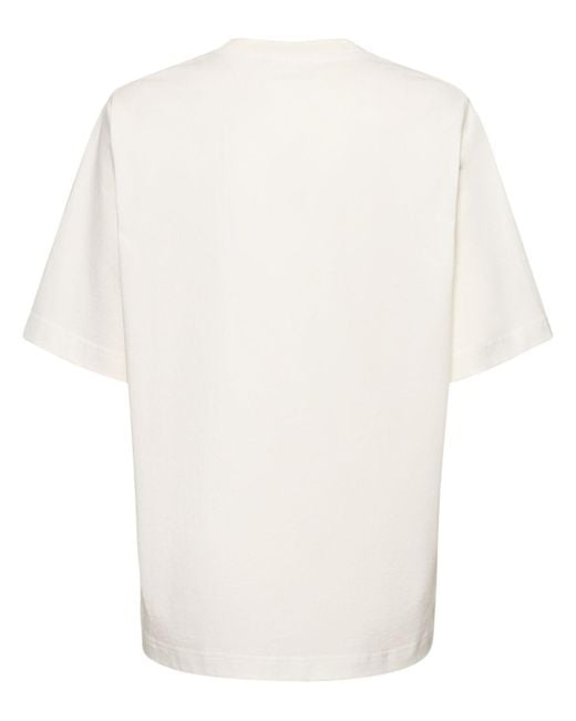 T-shirt en jersey à manches courtes Burberry en coloris White