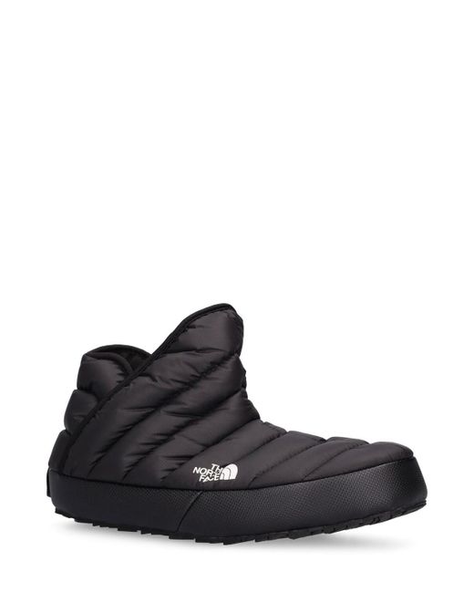 The North Face Thermoball Traction Puffer Booties in Black | Lyst