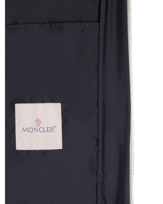Moncler Blue Tech Down Jacket