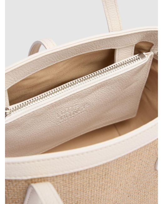 Little Liffner Natural Mini Sprout Linen Tote Bag