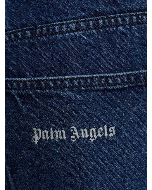 Jean cargo en denim de coton Palm Angels pour homme en coloris Blue