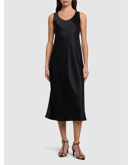 Max Mara Black Banjo Midi Dress