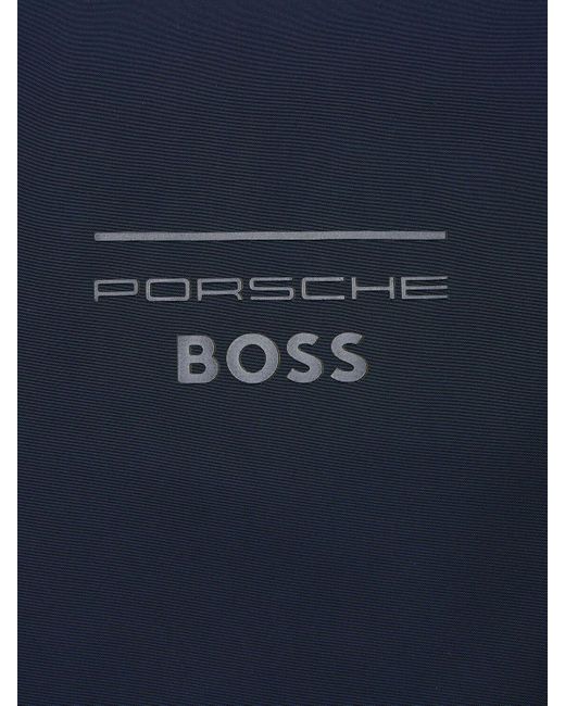 メンズ Boss Porsche Coltar ナイロンカジュアルジャケット Blue