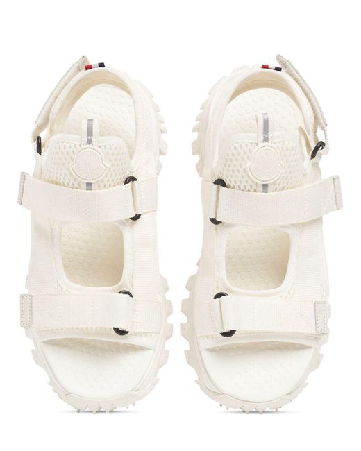 Moncler White 45mm Trailgrip Vela Tech Sandals