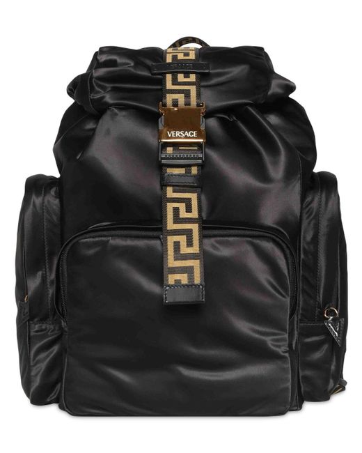 versace black backpack