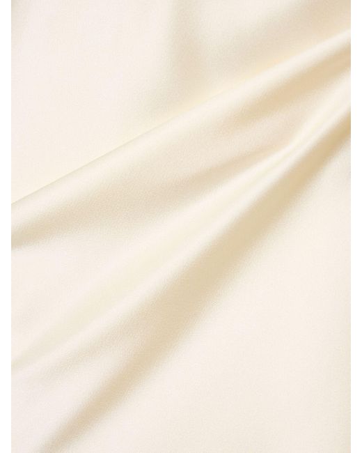 Vestido largo de viscosa Victoria Beckham de color White