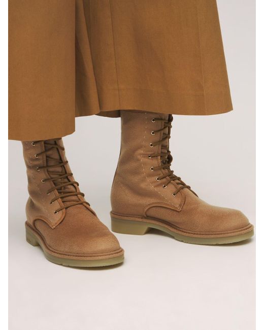 Botines Baker De Cashmere 30mm Max Mara de color Neutro | Lyst