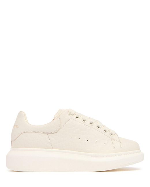 Alexander McQueen Oversized レザースニーカー Natural
