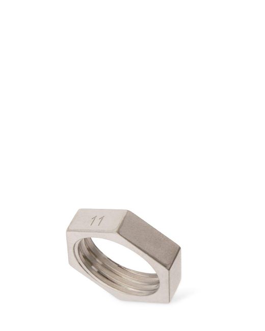 メンズ Maison Margiela Bolt & Nut Reference リング 6mm White