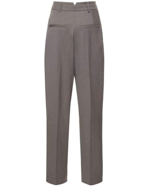 Pantalon ample en viscose mélangée Remain en coloris Gray