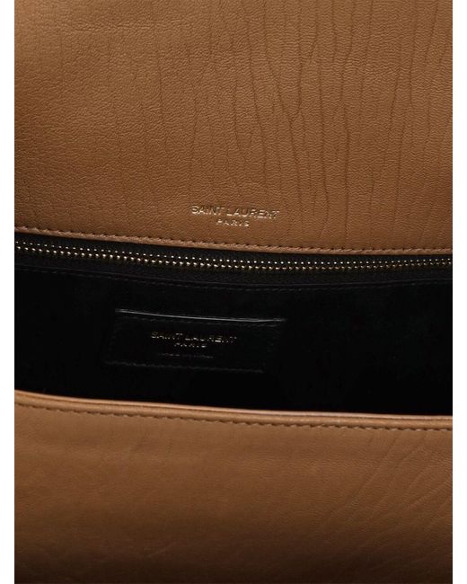 Saint Laurent Brown Medium Niki Leather Shoulder Bag