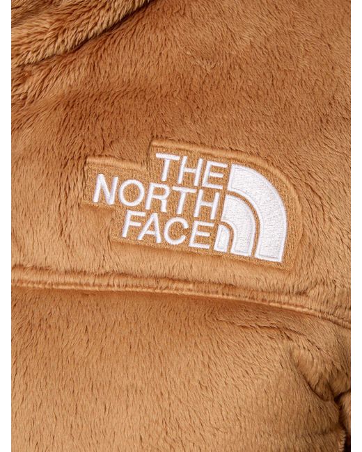 The North Face Brown Versa Velour Nuptse Down Jacket