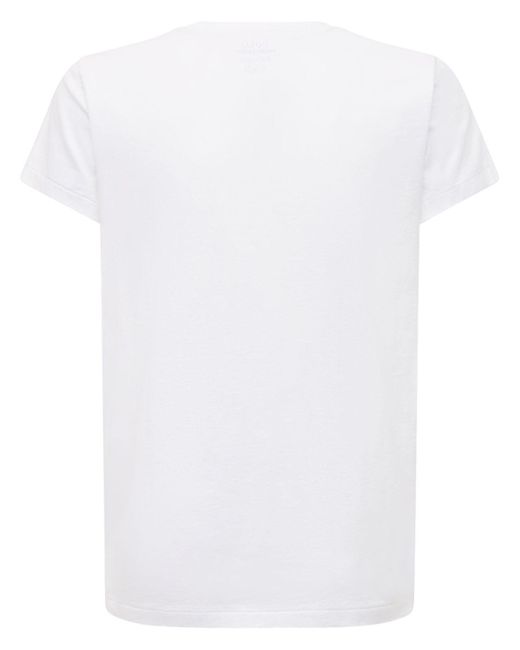 Polo Ralph Lauren White T-shirt Aus Baumwolljersey Mit Logo