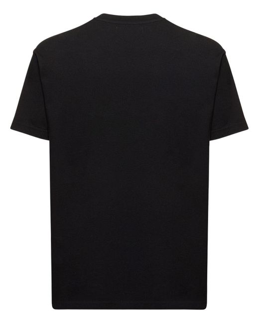 Vivienne Westwood Black Logo Print Cotton Jersey T-Shirt for men