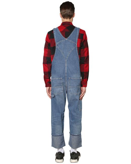 carhartt overalls men denim
