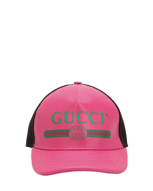 gucci pink cap