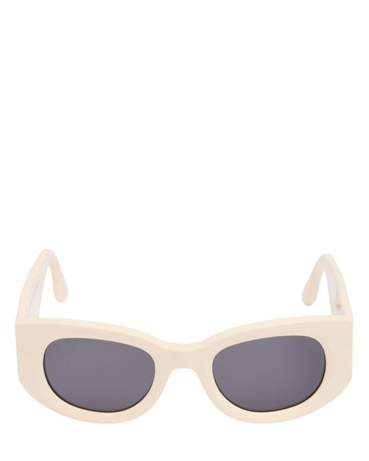 Gafas de sol de acetato Victoria Beckham de color White