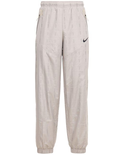 Nike Gray Ispa Adjustable Pants for men