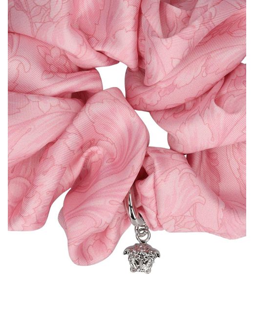 Elástico de jacquard para pelo Versace de color Pink