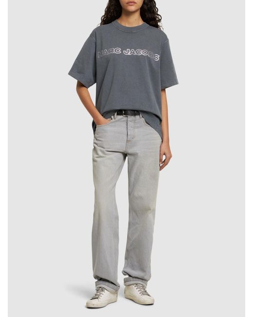 T-shirt à cristaux Marc Jacobs en coloris Gray